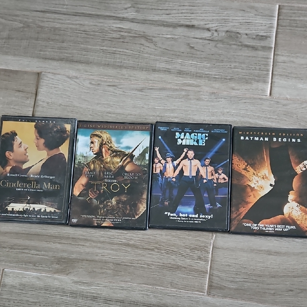 Set of 4 Movie DVDs
